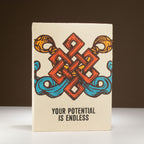 Lokta Inspiration Notebook – Your Potential – Large (21x15cm) – 45 Leaves – Includes Bookmark