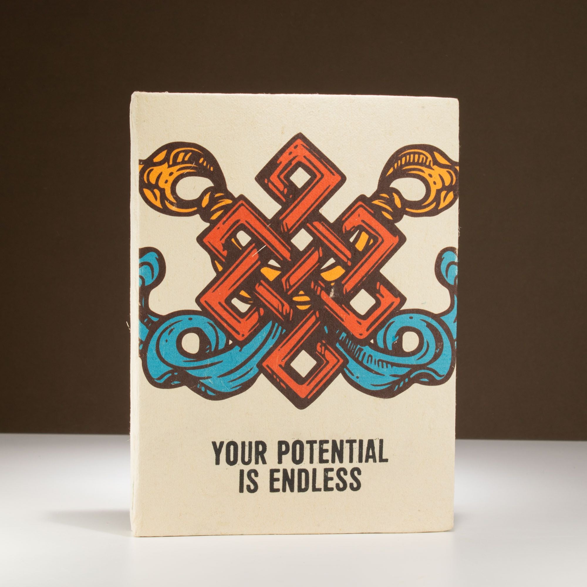 Lokta Inspiration Notebook – Your Potential – Large (21x15cm) – 45 Leaves – Includes Bookmark