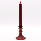 Vintage Dinner Candle Holder - Vampire Red