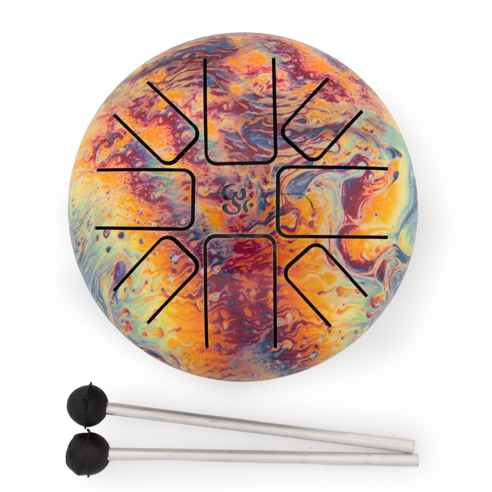 Low Med Hapi Drum Volcanic Splash - 14x7cm