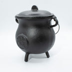 Extra Huge Cast Iron Cauldron with Pentagon 23x18cm (at least 4kg)