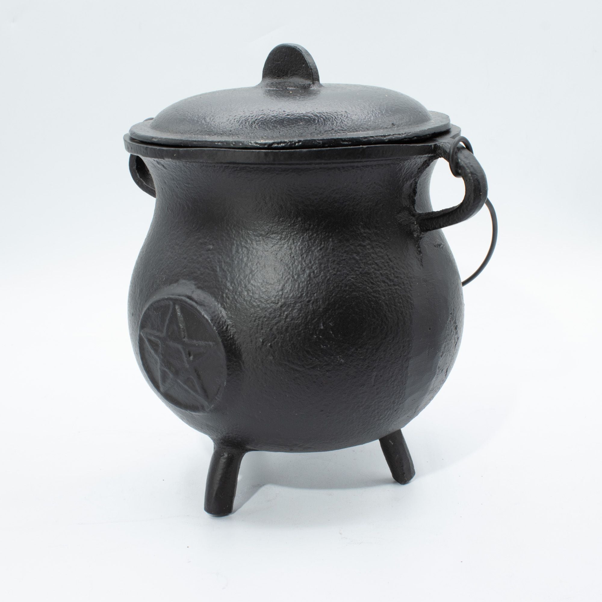 Extra Huge Cast Iron Cauldron with Pentagon 23x18cm (at least 4kg)