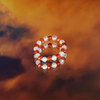 Nymph Spirit Gemstone Ring Set - Blood Moon