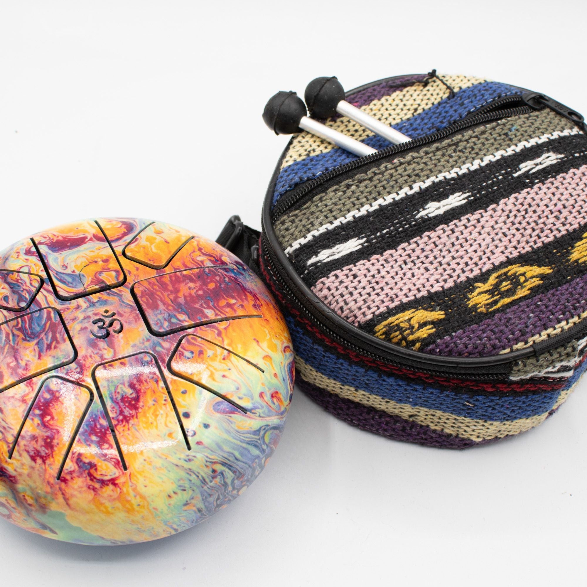 Low Med Hapi Drum Volcanic Splash - 14x7cm