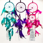 Bali Dreamcatchers - Medium Round - Turq/Pink/Purp