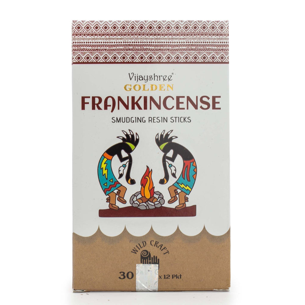 Golden Frankincense Smudging Resin Sticks – 30g