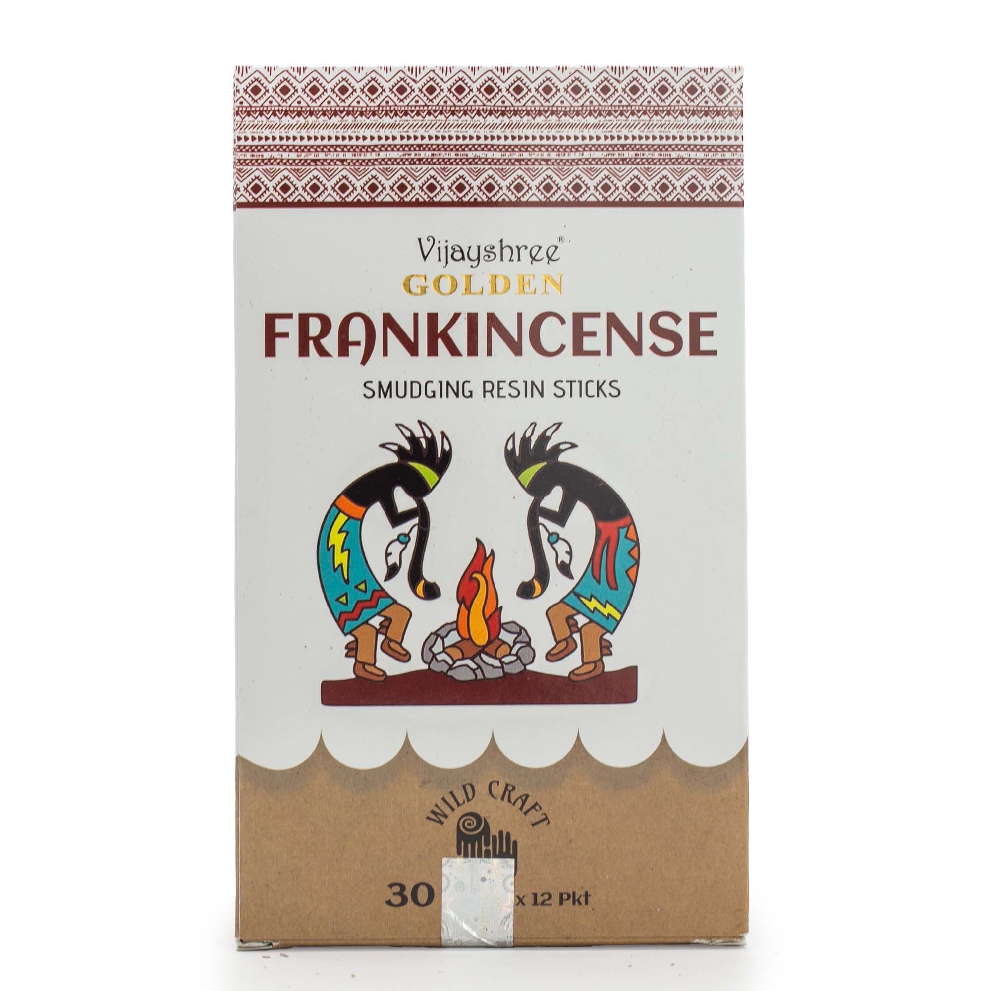 Golden Frankincense Smudging Resin Sticks – 30g