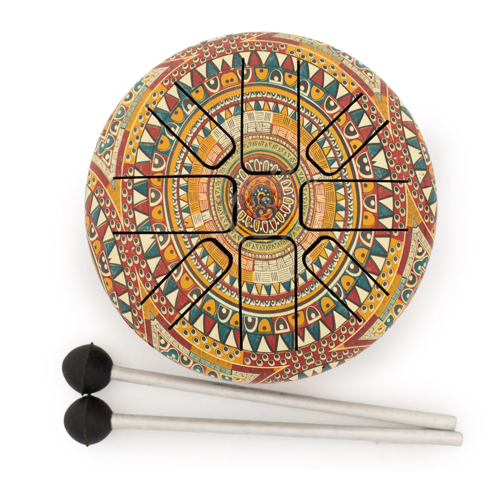 Small Hapi Drum Om Mandela- 13x9cm