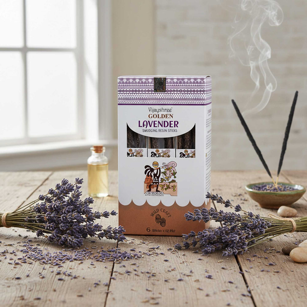Golden Lavender Smudging Resin Sticks - 30g