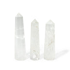 Gemstone Six Face Obelisk Point approx 11cm  - Clear Quartz