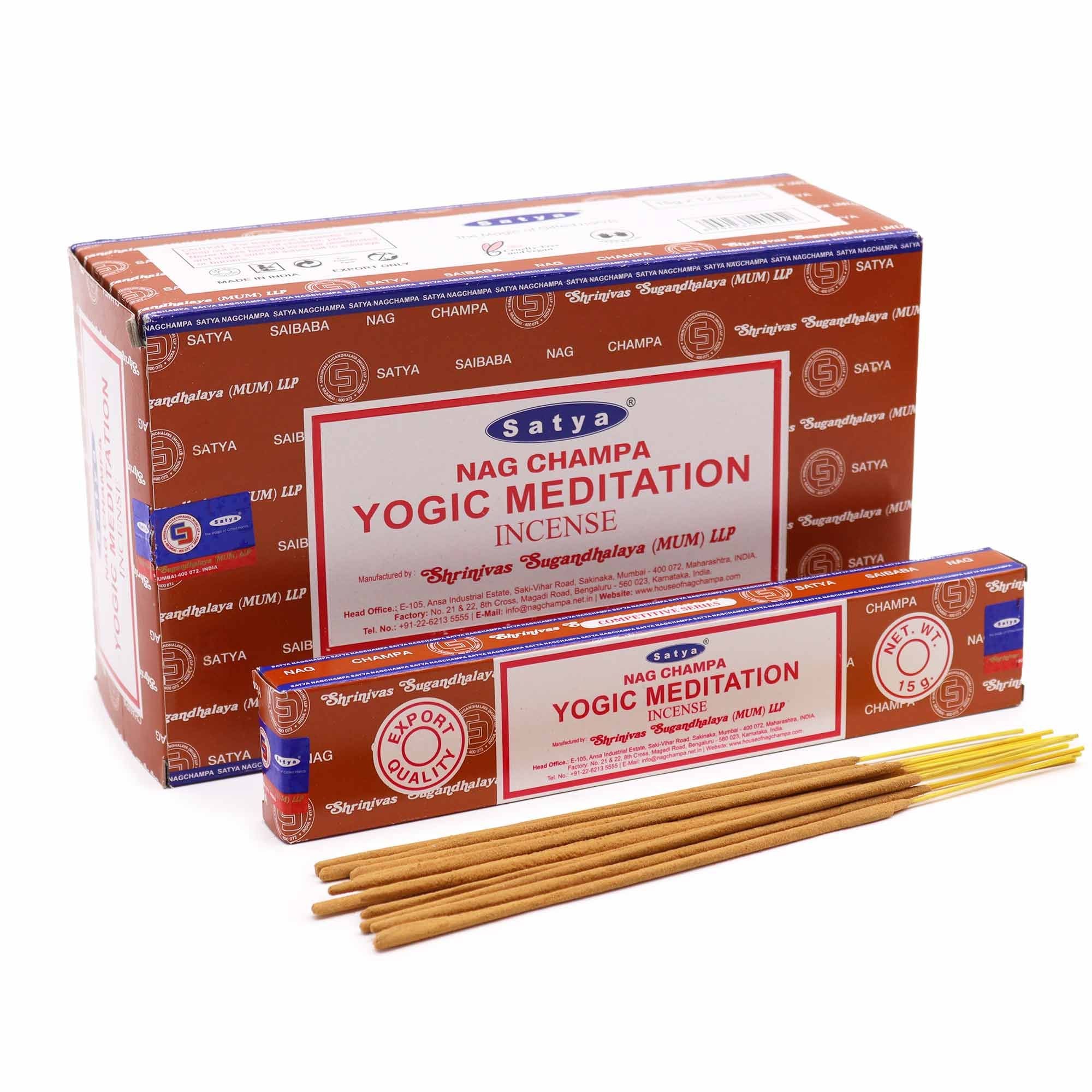 Satya Incense Sticks 15g - Yogic Meditation