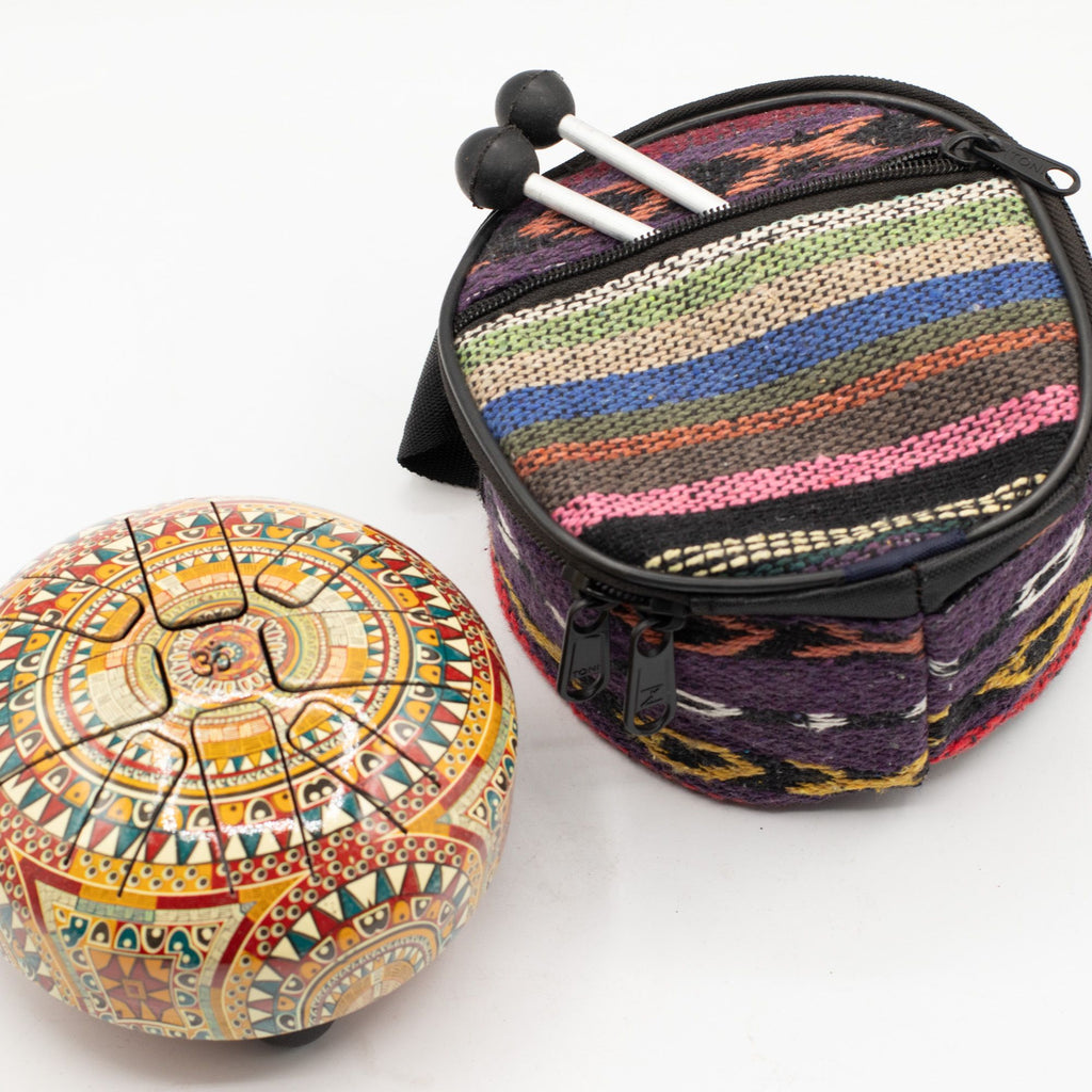 Small Hapi Drum Om Mandela- 13x9cm