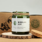 Greenman Woodwick Soy Candle - Woodland Zest