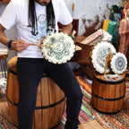 Chakra Shamanic Drum with Stick - 25cm