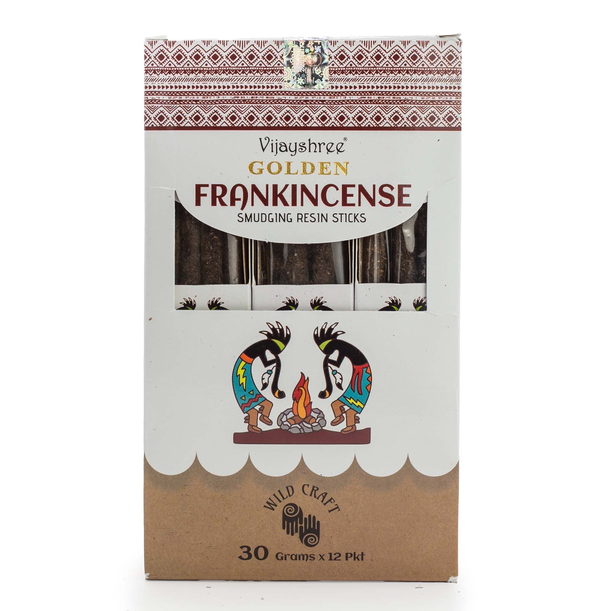 Golden Frankincense Smudging Resin Sticks – 30g