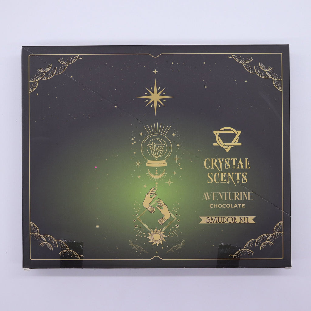 Aventurine Crystal Scents Smudge Incense - Chocolate