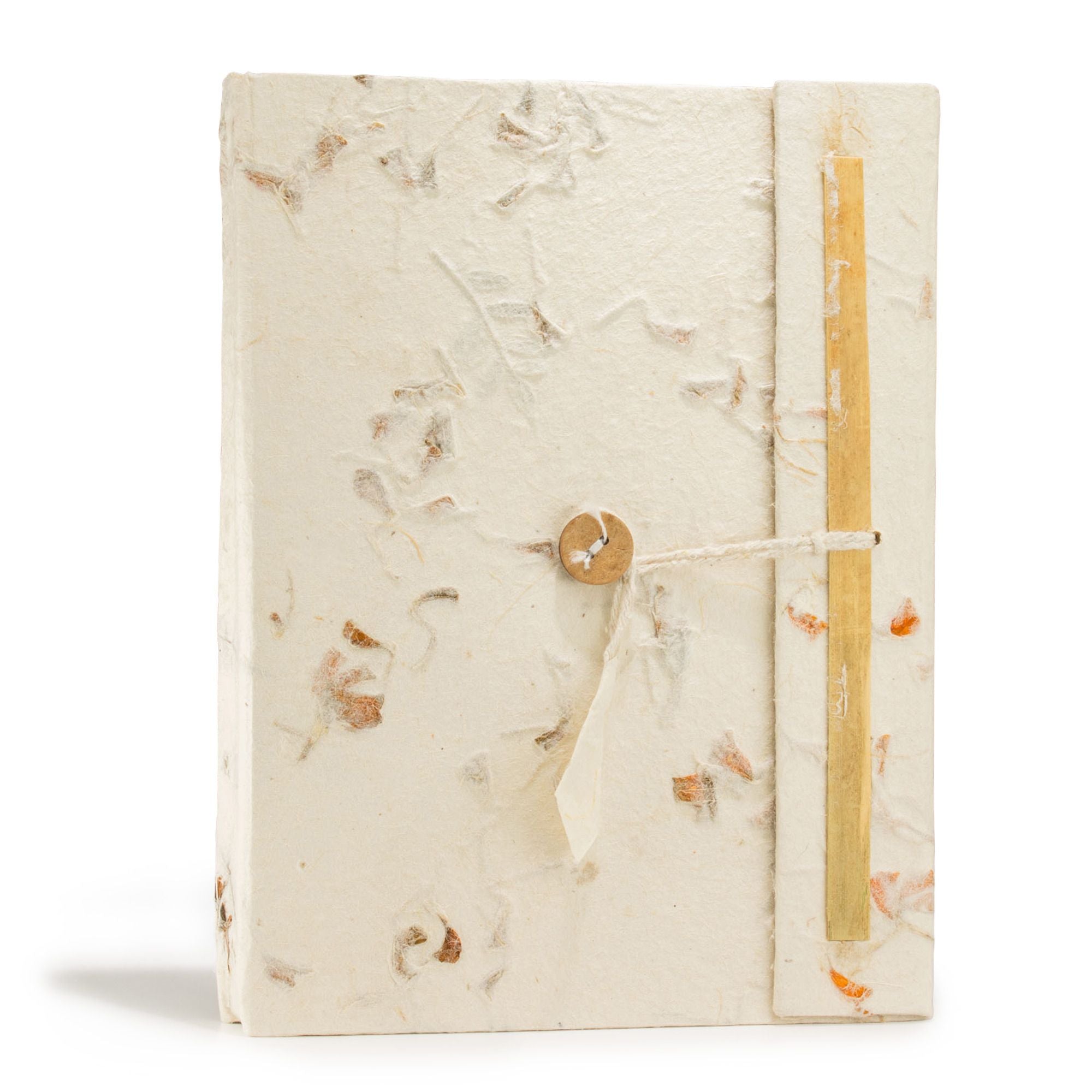 Lokta Mixed Flowers Notebook – Large (21x15cm) – 45 Leaves – Includes Bookmark