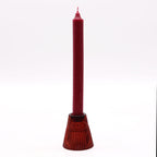 Flip Dinner Candle / Tealight Holder - Vampire Red