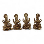 Brass Miniature Gods - Laxmi (52gms)  - 49mm