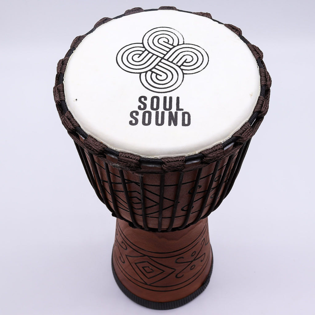 Large Pro Djembe Drum - Soul Sound (low) - 50cm (22cm Dia)