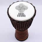 Large Pro Djembe Drum - Soul Sound (low) - 50cm (22cm Dia)