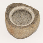 Natural Riverstone Grounding Pot -Medium (aprox 12x8cm)