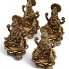 Brass Miniature Gods - Laxmi (52gms)  - 49mm