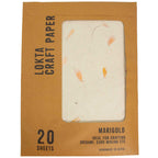 A4 - Lokta Craft Paper (20 sheet pack) - Marigold