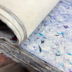 Lokta Craft & Wrapping Paper 51x76cm - Blue Cotton