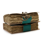 Leather "Bee Kind" Deckle-edge Notebook (7x5")